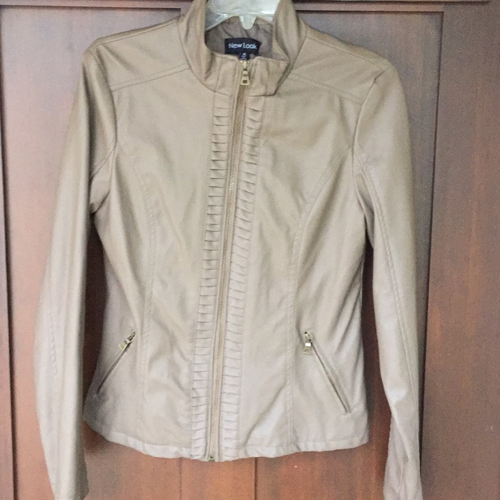 Faux leather jacket